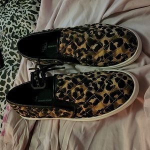 Cheetah loafers